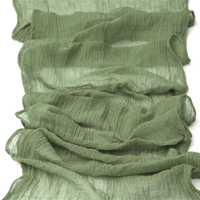 chemin de table vert sauge